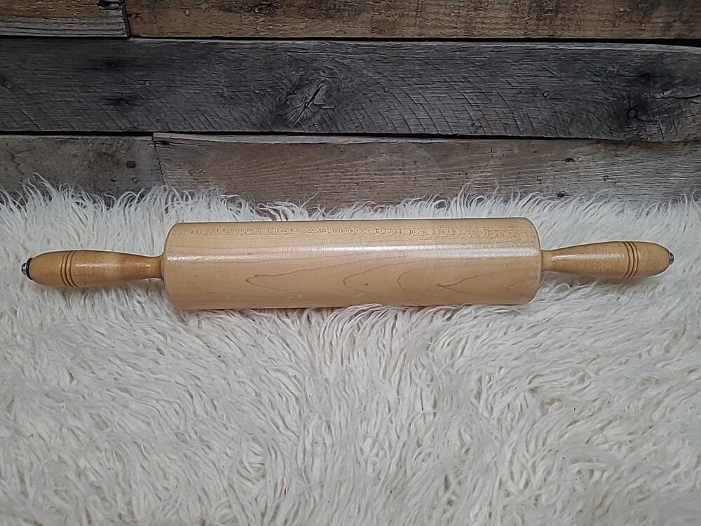Thorpe Rolling Pin Vintage Maple Wood 22"